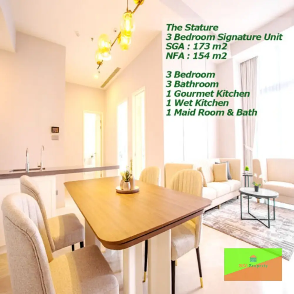 apartemen stature disewakan